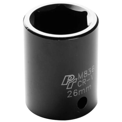 1/2" Drive 26mm 6 Point Impact Socket | M836 Performance Tool