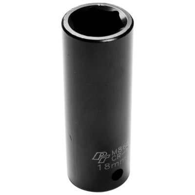 1/2" Drive 18mm 6 Point Deep Impact Socket | M868 Performance Tool