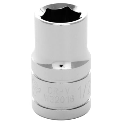 1/2" Drive 1/2" 6-Point Standard Socket | W32016 Performance Tool