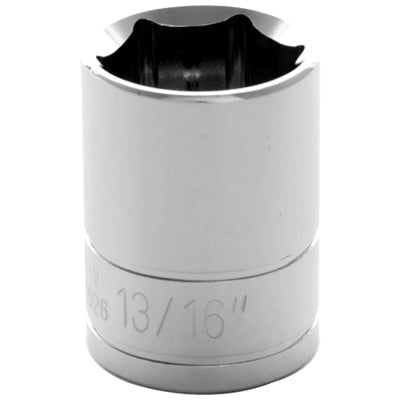 1/2" Drive 13/16" 6-Point Standard Socket | W32026 Performance Tool