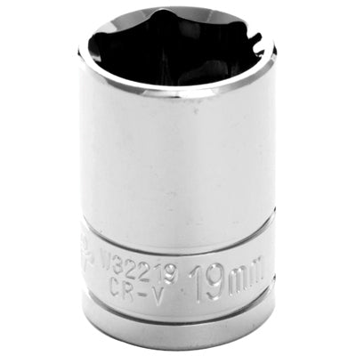 1/2" Drive 19mm 6-Point Standard Socket | W32219 Performance Tool