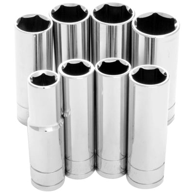 8 Piece 1/2" Drive SAE Deep Socket Set | W32300 Performance Tool