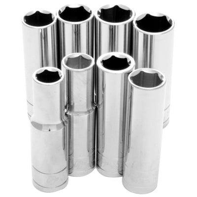 8 Piece 1/2" Drive Metric Deep Socket Set | W32400 Performance Tool