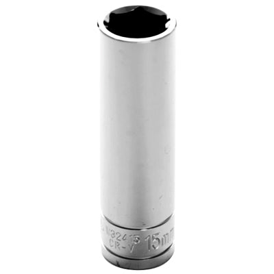 1/2" Drive 15MM 6 Point Deep Socket | W32415 Performance Tool