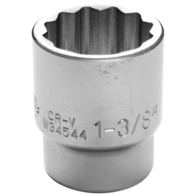 3/4" Drive 1-3/8" 12 Point Standard Socket | W34544 Performance Tool