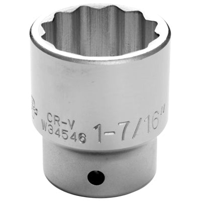 3/4" Drive 1-7/16" 12 Point Standard Socket | W34546 Performance Tool