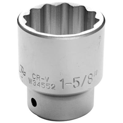 3/4" Drive 1-5/8" 12 Point Standard Socket | W34552 Performance Tool