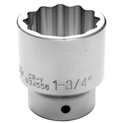 3/4" Drive 1-3/4" 12 Point Standard Socket | W34556 Performance Tool