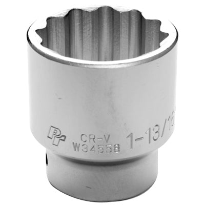 3/4" Drive 12 Point Standard Socket 1-13/16" | W34558 Performance Tool