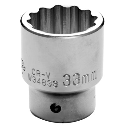 3/4" Drive 33MM 12 Point Standard Socket | W34833 Performance Tool