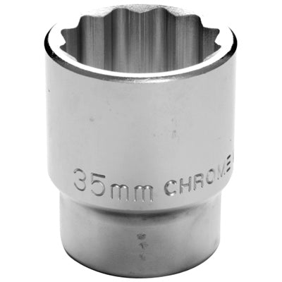 3/4 in. Drive 12 Point Standard Socket 35MM | W34835 Performance Tool