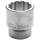3/4" Drive 38MM 12 Point Standard Socket | W34838 Performance Tool