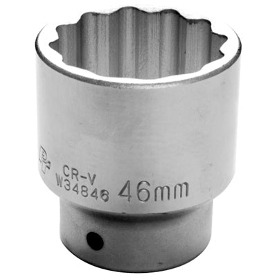 3/4 in. Drive 12 Point Standard Socket 46MM | W34846 Performance Tool