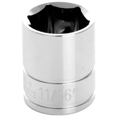 3/8" Drive 6 Point Standard Socket 11/16 in. | W38022 Performance Tool