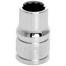 3/8" Drive 3/8" 12 Point Standard Socket | W38512 Performance Tool