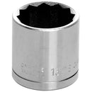 3/8" Drive 13/16" 12 Point Standard Socket | W38526 Performance Tool