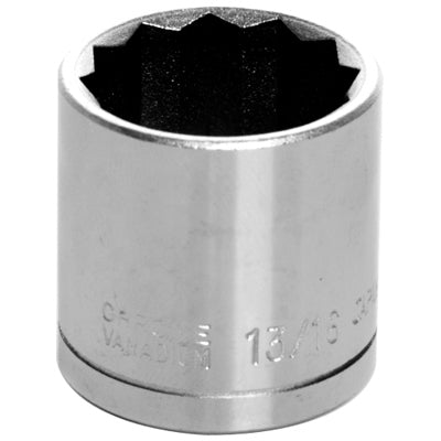 3/8" Drive 13/16" 12 Point Standard Socket | W38526 Performance Tool