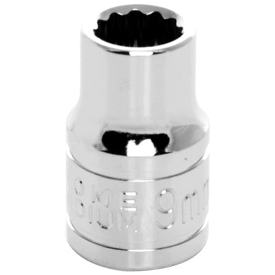 3/8" Drive 9MM 12 Point Standard Socket | W38809 Performance Tool