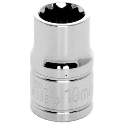 3/8" Drive 10MM 12 Point Standard Socket | W38810 Performance Tool