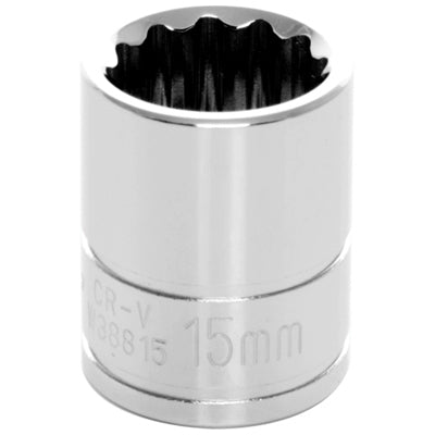 3/8" Drive 15MM 12 Point Standard Socket | W38815 Performance Tool