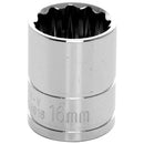 3/8" Drive 16MM 12 Point Standard Socket | W38816 Performance Tool