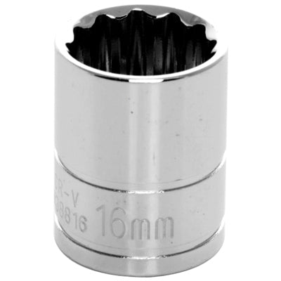 3/8" Drive 16MM 12 Point Standard Socket | W38816 Performance Tool