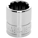 3/8" Drive 18MM 12 Point Standard Socket |
