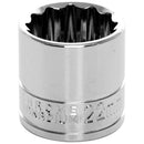 3/8" Drive 22MM 12 Point Standard Socket | W38822 Performance Tool