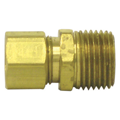 1/8" Tube to 1/16" Pipe Male Connector Compression Fitting (Pack of 10) | 68-2X1 Tectran