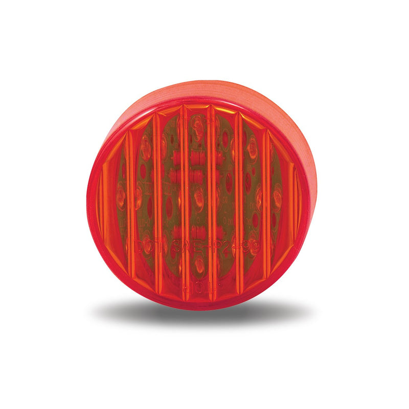 2" Red Marker Round LED Light - 9 Diodes | TLED-2R Trux Accessories